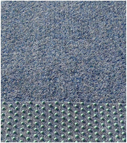 Kunstrasen, Rasenteppich,133/200 /400 cm Breite, blau-grau, (450 x 200 cm) von Summertime2