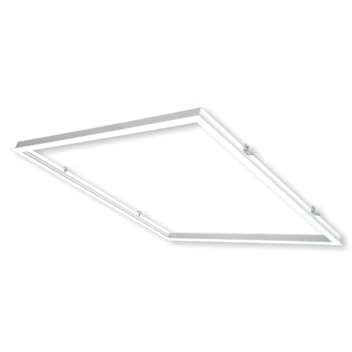 Summit Einbaurahmen 62,5x62,5cm für LED Panels weiß, Montagerahmen, Deckeneinbaurahmen von Summit LED