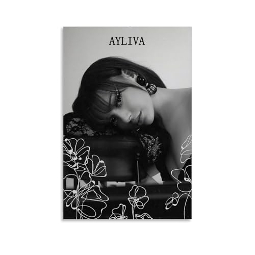 Ayliva Poster Muaic Vintage Singer Poster Für Zimmer, Ästhetische Leinwand-Wandkunst, Schlafzimmer-Dekor Poster 20x30inch(50x75cm) von Sumooa
