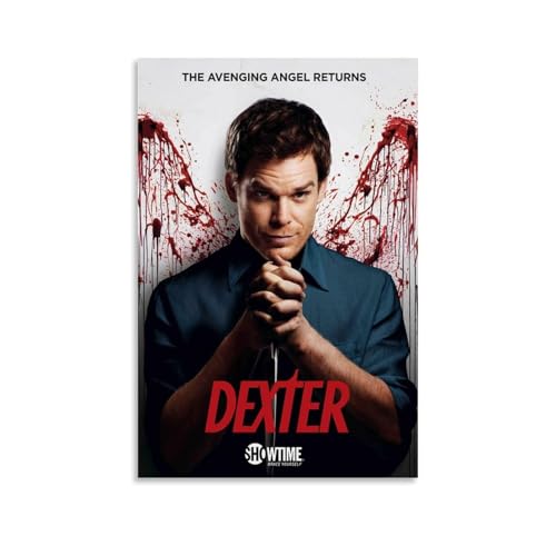 Dexter Poster TV Series Suspense Classic Poster Für Zimmer, Ästhetische Leinwand-Wandkunst, Schlafzimmer-Dekor Poster 12x18inch(30x45cm) von Sumooa