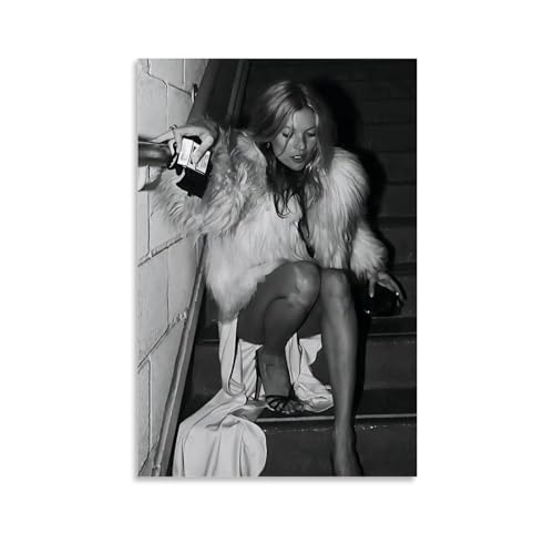 Sumooa Kate Poster Moss Vintage Art Model Poster Für Zimmer, Ästhetische Leinwand-Wandkunst, Schlafzimmer-Dekor Poster 16x24inch(40x60cm) von Sumooa