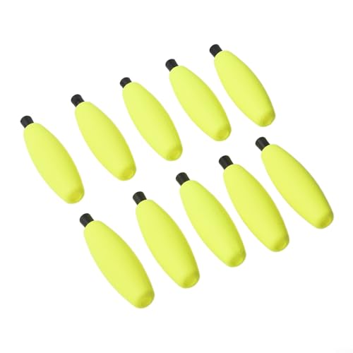 10 Angelposen für Wels und Crappie, hervorragender Auftrieb und einfache Handhabung, Gelb, 10 Stück von Sumsoctober