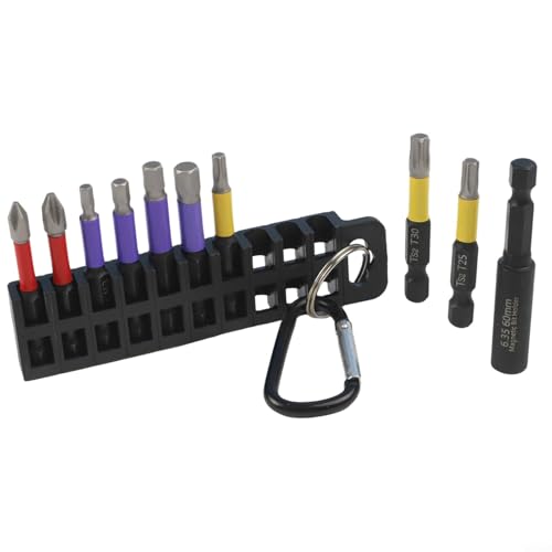 10-teiliges Schraubendreher-Bit-Set mit Magnethalter, 50 mm Länge und 60 mm Halter, PH2, H3, H4, H5, H6 10-teiliges Schraubendreher-Bit-Set mit Magnethalter, 50 mm Länge und 60 mm Halter, PH2, H3, H4, H5, H6 von Sumsoctober