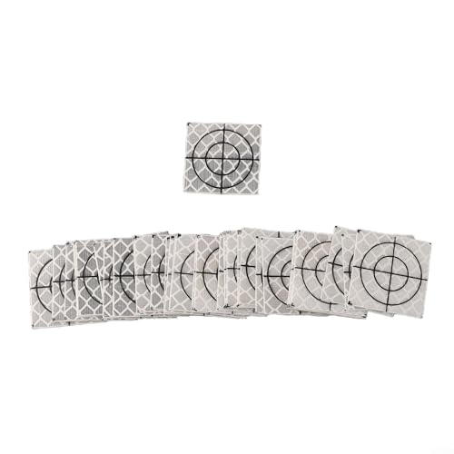 100 Acryl-Reflektoren für strukturelle Überwachung mit Gesamtstations-Größen von 20 x 0 mm bis 60 x 60 mm für langfristige Brücken- und Gebäudemessungen (3 cm x 3 cm) von Sumsoctober
