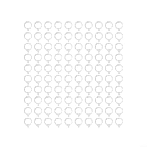 100 Stück elastische Pelletbänder für Angelköder auf Karpfen und grobe Haken, geeignet für Pelletgrößen 2, 12 mm (L) von Sumsoctober