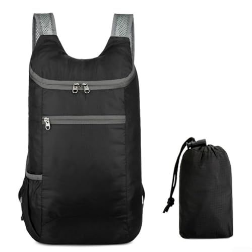 10L Outdoor Rucksack mit wasserdichtem Index und komfortablem Design für Sport (Schwarz) von Sumsoctober
