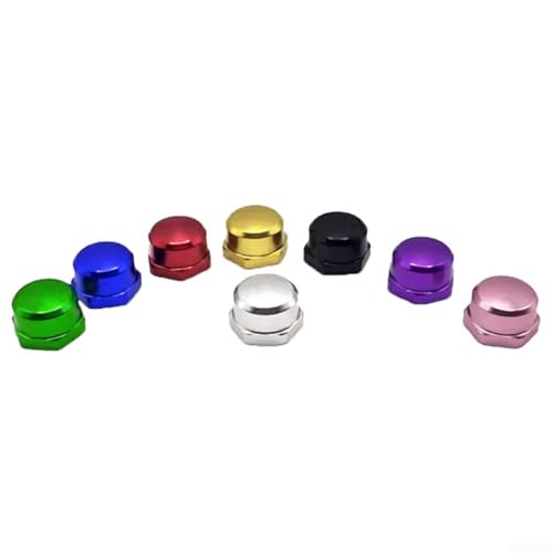 2 Stück für Snap M7 Spindelmutter modifizierte 7 x 4 mm Kippgriffschrauben Angelrolle Zubehör Aluminiumlegierung Set für Links- und Rechtshänder (rechte Hand Pink) von Sumsoctober