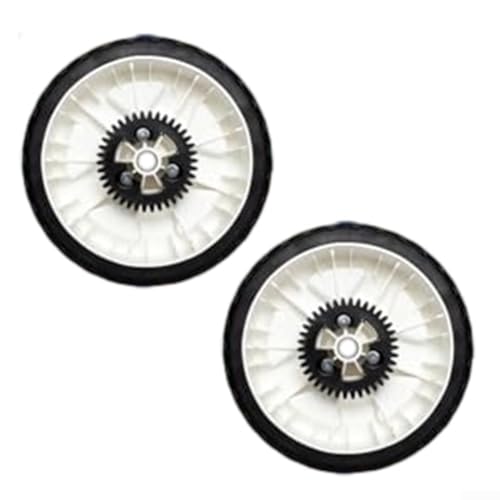 20,3 cm Rasenmäher Hinterrad Ersatz für Toro 55,9 cm Schubmäher inkl. Gummireifen mit verbesserter Traktion und 1/2 Zoll Bohrung für Kompatibilität mit Modellen 20373, 20956 (2 Stück) von Sumsoctober