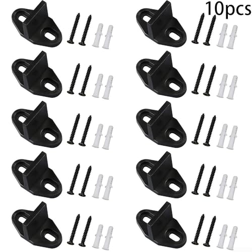 2410 Stück Bodenführung für Schiebetüren, Hardware-Kit zur Aufrechterhaltung der Stabilität und reibungslosen Bewegung der Türverkleidungen (10 Stück) von Sumsoctober