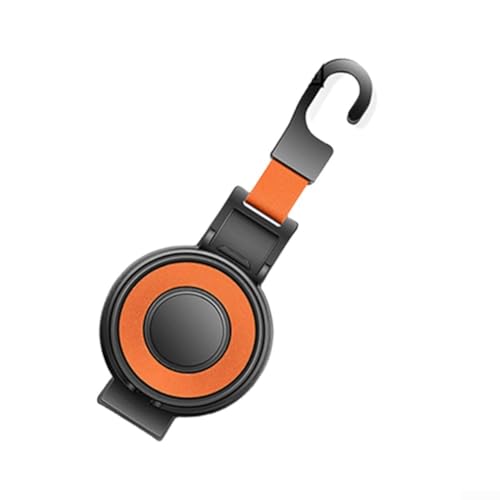 3-in-1 für Autositz-Haken mit Getränkehalter und Handyhalterung, multifunktionaler Kopfstützenhaken zum Aufhängen von Taschen, Regenschirmen und anderen Gegenständen, stabile ABS-Konstruktion (orange) von Sumsoctober