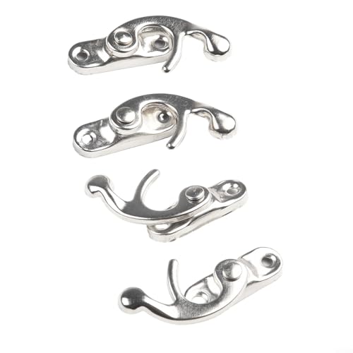 30 Stück für Mini-Vorhängeschloss Hasp Haken Antik Bronze Eisen für Schmuckschatulle Verwendung (Silber) von Sumsoctober