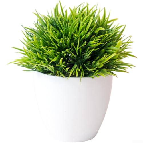 32 Mesh Künstliche Maidenhair für FERN Bonsai Ball mit realistischem Blattmuster für dekorative Innenanwendungen auf Tischen, Schreibtischen und Regalen, leichtes synthetisches Material (grün) von Sumsoctober