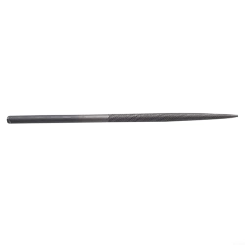 5 x 140 mm pneumatische Feilen-Klingen mit mittlerer Zahnstruktur zum Entgraten und Schnitzen verschiedener Materialien wie Glas, Metall, Stein und Holz, mit vier Formoptionen (runde Feile) von Sumsoctober
