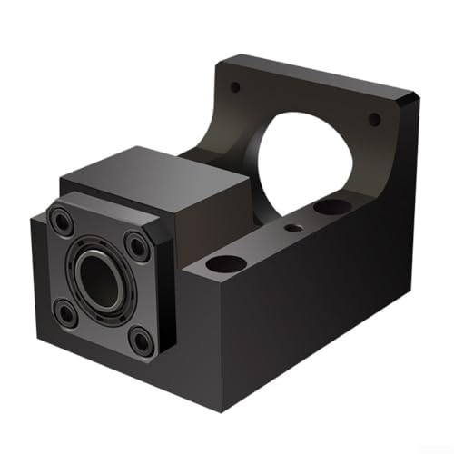 86 mm 57 mm Schrittmotor-Stahl-Montagehalterung, Stützwelle, feste Basis mit Endstützen für CNC-Metallbearbeitung, 1 Stück (YR15-86) von Sumsoctober