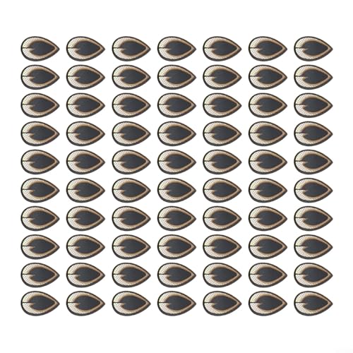 Angelköderaugen-Aufkleber, holografisches 2D-flaches Klebeband mit Rückseite für realistische Augendetails zu flachen Ködern (L) von Sumsoctober