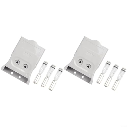 Angemessene elektrische Verbindungen, dreipolige ACDC-Stecker, die bis zu 75 Ampere Strom aushalten können (75A-3P grau) von Sumsoctober