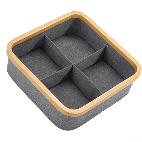 Aufbewahrungsbox für Zuhause, Kleiderschrank, Mehrzweck-Schichten, Stoff-Organizer für einfachen Zugriff, 4 Stück Aufbewahrungsbox für Zuhause, Kleiderschrank, Mehrzweck-Schichten, Stoff-Organizer für einfachen Zugriff, 4 Stück von Sumsoctober