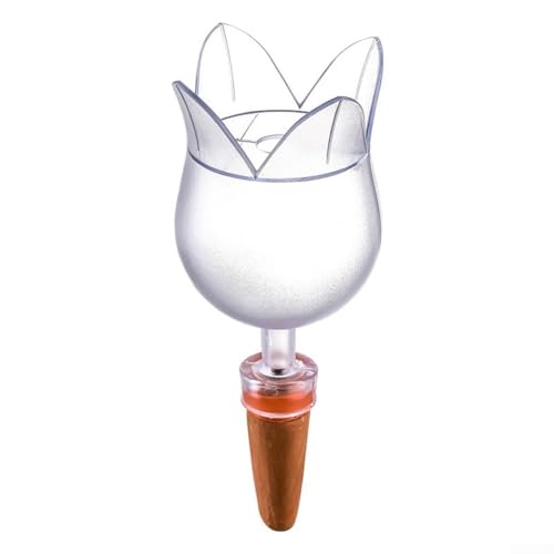 Automatische Bewässerungsspikes mit Selbstbewässerungstechnologie, Tulpenförmiger Globus zur schrittweisen Wasserversorgung, transparenter Wasserstandsanzeiger, aus ABS und Terrakotta (transparent) Automatische Bewässerungsspikes mit Selbstbewässerungstechnologie, Tulpenförmiger Globus zur schrittweisen Wasserversorgung, transparenter Wasserstandsanzeiger, aus ABS und Terrakotta (transparent) von Sumsoctober