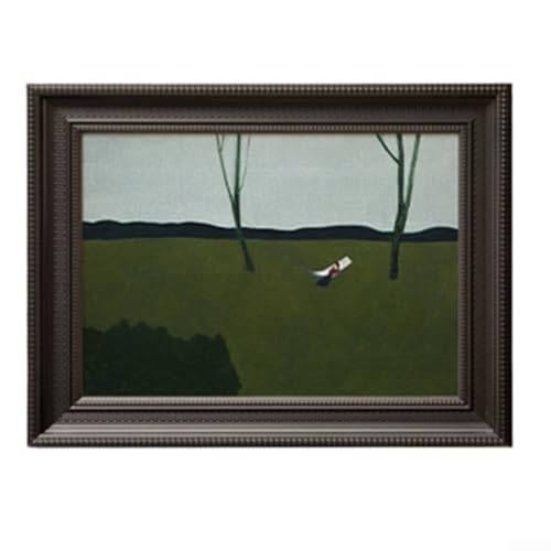 Bilderrahmen aus Kunstharz mit klassischer Vintage-Kunst und elegantem antikem Rahmen für Wand oder Tisch, verschönert die Heimdekoration mit zeitloser Ästhetik (L) von Sumsoctober
