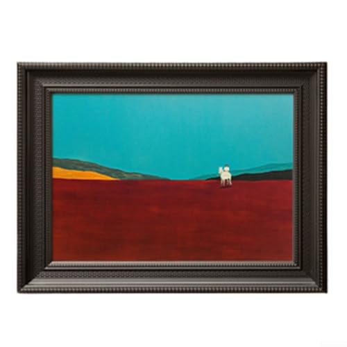 Bilderrahmen aus Kunstharz mit klassischer Vintage-Kunst und elegantem antikem Rahmen für Wand oder Tisch, verschönert die Heimdekoration mit zeitloser Ästhetik (M) von Sumsoctober