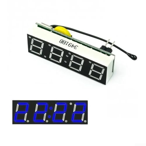 DS1302 und RX8025T Digitaluhr Temperatur für Spannungsmodul mit IIC-Schnittstelle für Automobile DC 5 30 V Zeittemperatur für Spannungsüberwachung (Blau (RX8025T Chip)) von Sumsoctober