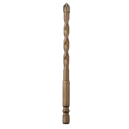 Dreiecksbohrer mit tiefer Rille für effektive Spanabfuhr, geeignet für elektrische und Akku-Bohrmaschinen Breiter Anwendungsbereich (8 mm) von Sumsoctober