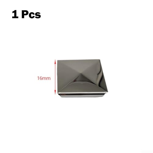 Edelstahl-Pyramide für quadratische Pfosten, 10 Stück für Säulenschutz (1 Stück 16 mm) von Sumsoctober