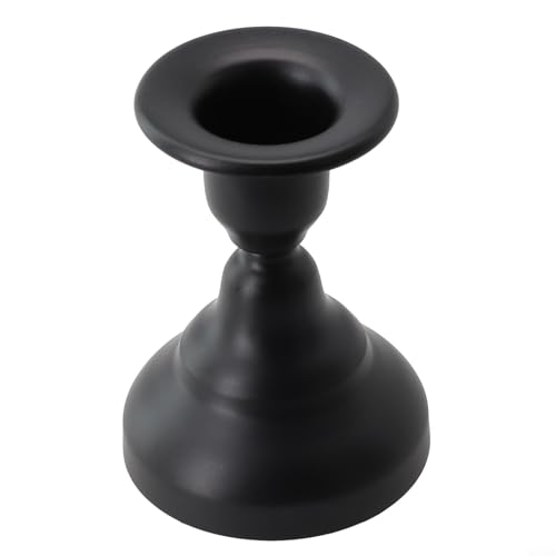 Eleganter Vintage-Kerzenhalter aus Metall für stilvolle Tischdekoration bei Hochzeiten und Veranstaltungen (schwarz) von Sumsoctober