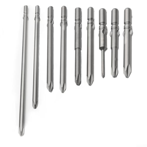 Elektro-Kreuzschraubendreher-Bits für 802/6C Magnet-Treiber (100 x PH1) mit hoher Drehmomentfestigkeit, 60200 mm von Sumsoctober