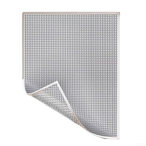 Energieeffiziente, winddichte Vorhänge mit Aluminiumfolien-Isolierung, die Zugluft blockiert und Wärme speichert, mit Wasser- und Fleckenresistenz für Langlebigkeit (80 x 120 cm) von Sumsoctober