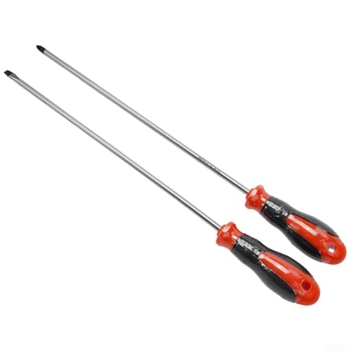 Ergonomischer 12-Zoll-Kreuzschraubendreher mit starkem Magnet für Präzisionsarbeiten (Schlitzschraubendreher) von Sumsoctober