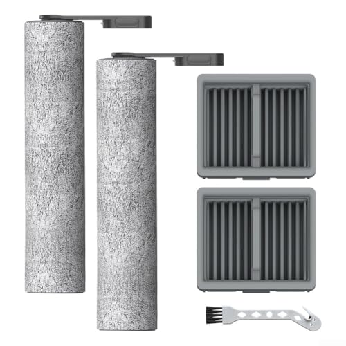 Ersatzfilter und Rollenbürsten-Set für Tineco für iFloor Y2 Nass- und Trockensauger, enthält mehrere Komponenten für eine bessere Reinigungsleistung von Sumsoctober