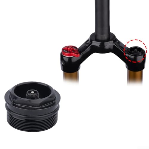 Fahrrad Vorderradgabel Ventilmutter Luftgabel Kappe Montagegewinde 31xP1 0mm Kompatibel mit Ventilkern Geeignet für 34mm Innenschlauch Gabel Ersatzteil (A-31mm*1.0) von Sumsoctober