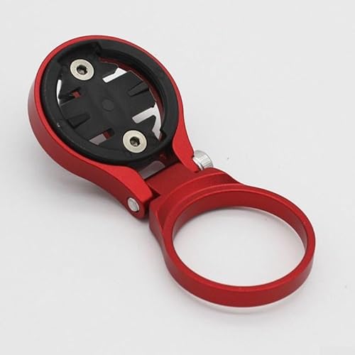 Fahrradvorbauhalterung für GPS-Computer wie Garmin Edge Serie, einfach zu bedienen und zu installieren auf jedem Mountainbike (rot) von Sumsoctober