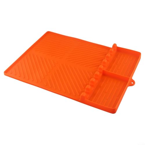 Grill-Isolationspad aus Silikon für einfache Reinigung und Organisation (orange) von Sumsoctober