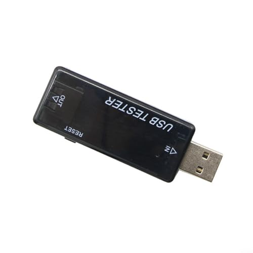 Handy-USB-Strom-Spannungstabellentester mit Schnelllade-Unterstützung für Qc2 0 0, intelligenter Monitor einschließlich Leistung, Kapazität, Timing und Temperaturdaten (schwarz) von Sumsoctober