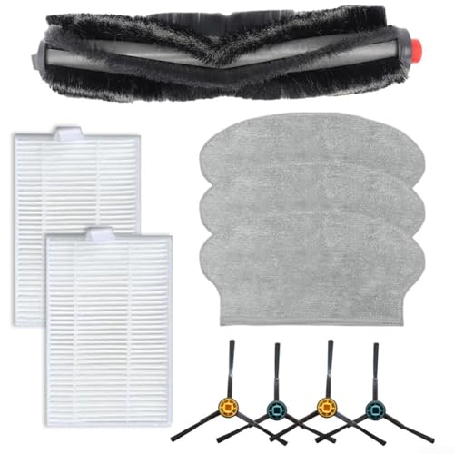 Hauptseitenbürste Filter Mop Tuch für Midea M6 VCR21LDSW All in One Ersatzset (A) von Sumsoctober