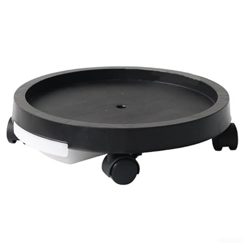 Herausnehmbares Tablett für Blumentöpfe, Rad-Design für mühelose Bewegung in Gärten (400 mm) von Sumsoctober