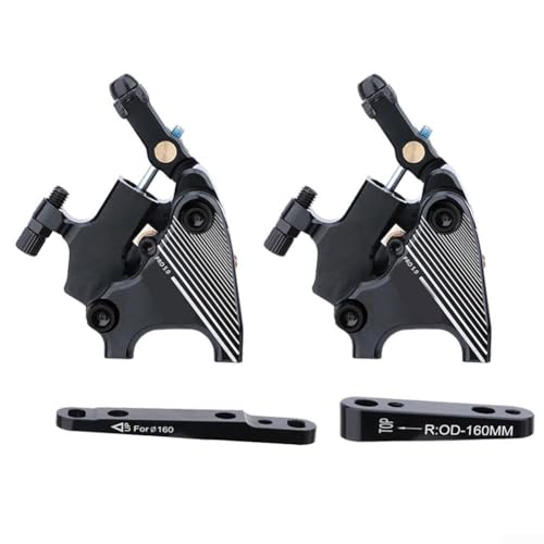 Hydraulischer Scheibenbremssattel mit doppeltwirkendem System für Rennrad, flache Montage, unterstützt 140 mm und 160 mm Scheibengrößen (vorne und hinten) von Sumsoctober
