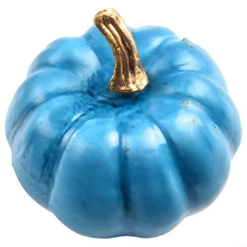 Jute-Kürbis-Requisite für Halloween und Herbstdekoration, verschönern Sie Ihre saisonalen Feiern mit Stil (blau) von Sumsoctober