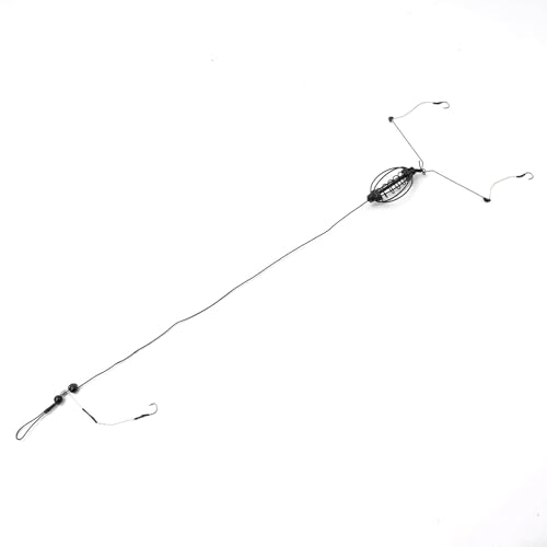 Karpfenangeln Feeder Köder Käfig Haken Rig Set für die Verwendung mit Standard-Angelschnüre zur Verbesserung der Köderpräsentation und Wurfkontrolle (15g) von Sumsoctober