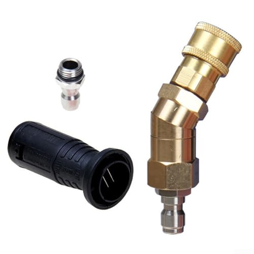 Kupferadapter-Set für Hochdruckreiniger, verstellbarer Ellenbogen für verbesserten Wasserfluss und Reinigungsfähigkeit (groß) von Sumsoctober