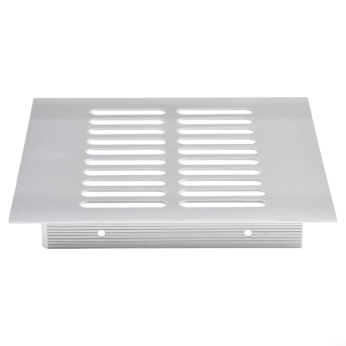 Lüftungsgitterabdeckung 150mm aus Aluminium für Kleiderschrank und Schrank (150x150mm) von Sumsoctober