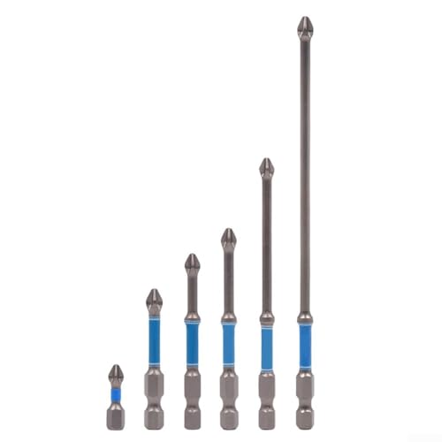 Magnet-Bit-Set für elektrische Schraubendreher, 6 Stück, entworfen für hohe Beanspruchung und benutzerfreundliche Größenmarkierungen Magnet-Bit-Set für elektrische Schraubendreher, 6 Stück, entworfen für hohe Beanspruchung und benutzerfreundliche Größenmarkierungen von Sumsoctober