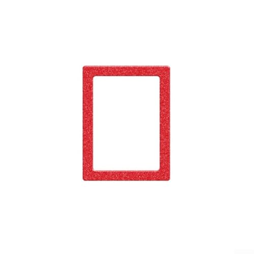 Magnetischer Bilderrahmen für einfaches Präsentieren von Fotos auf Kühlschränken und Metalltafeln (12,7 cm rot) von Sumsoctober