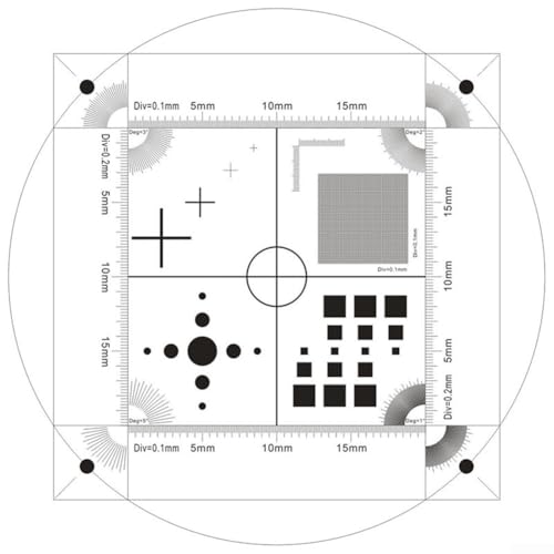 Mikroskop Kalibriermikrometer mit flexiblem Design für Messsoftware von Sumsoctober