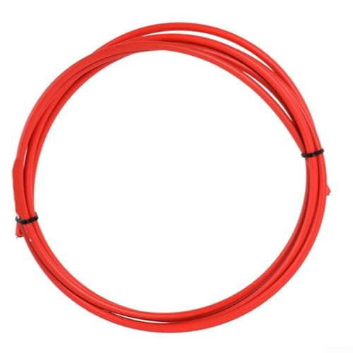Mountainbike Bremskabelschlauch 3 Meter mit klappbarem Rennrad Schaltzug Schlauch PVC Leitung für dauerhaften Brems- und Schaltschutz (Bremsschlauch rot) von Sumsoctober