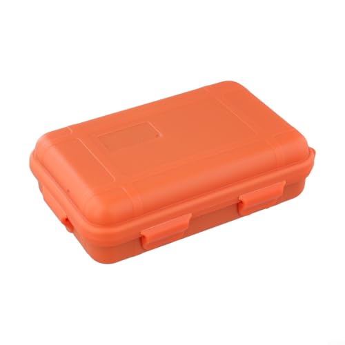 Outdoor Survival Aufbewahrungsbox Wasser- und stoßfest für Elektronik (Schlammfarbe (Orange (M)) von Sumsoctober