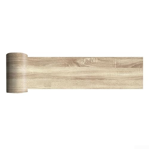 PVC Holzmaserung Boden Aufkleber Selbstklebende Dekorfolie Rolle für Haus Innenrenovierung Wasserdicht Vinyl Wandaufkleber von Sumsoctober