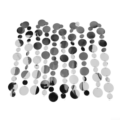 PVC-Paillettenvorhänge für den Heimgebrauch, verbessern die Hochzeits- und Party-Atmosphäre (Silber) von Sumsoctober